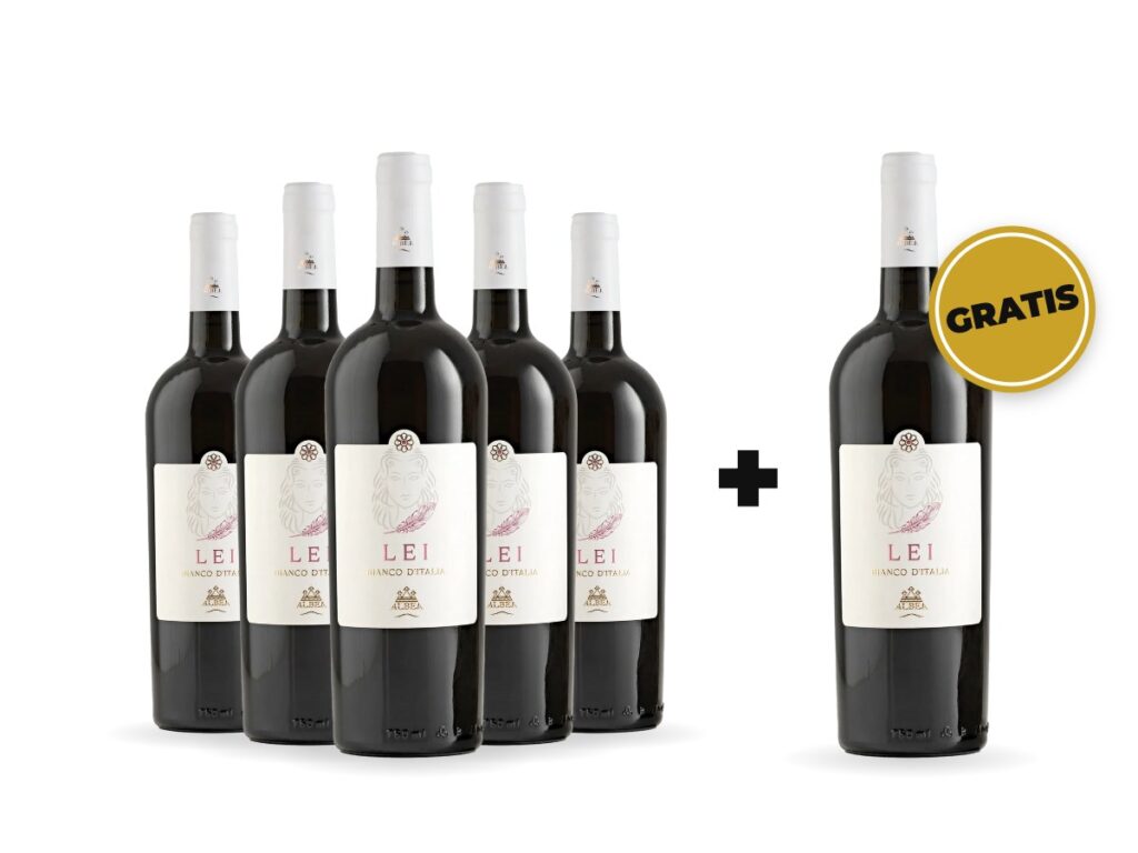 5+1 Vin alb Albea Lei – Vino Bianco d'Italia 750 ml