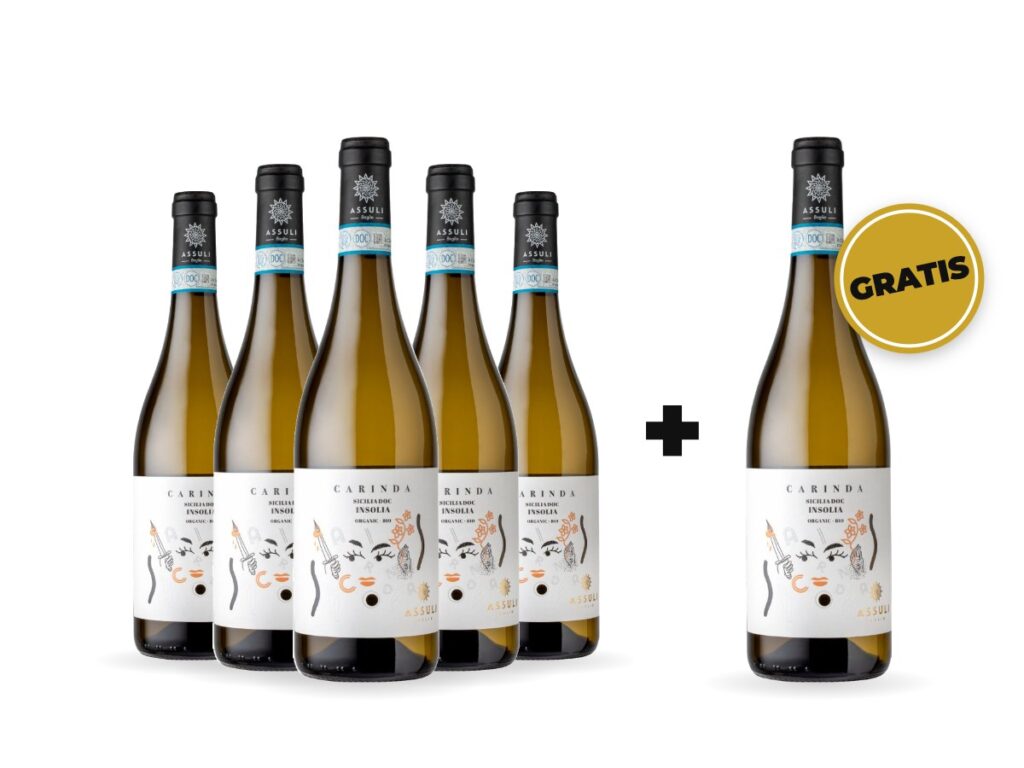 5+1 Vin alb Assuli Carinda Insolia DOC Sicilia 750 ml