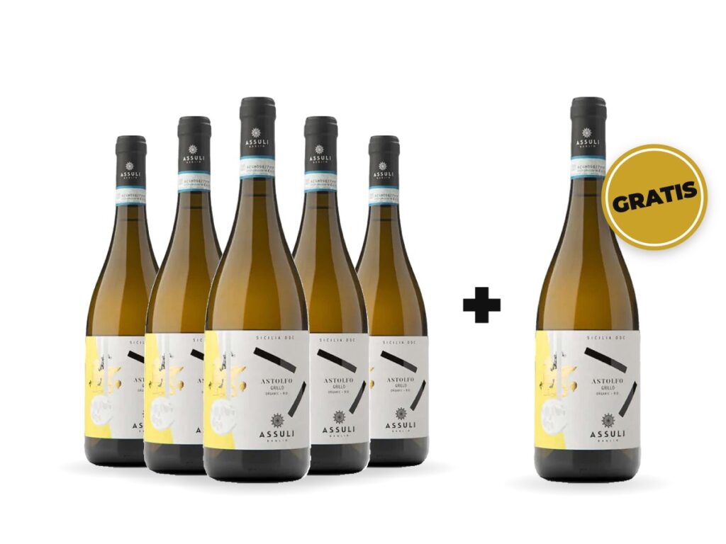 5+1 Vin alb Assuli Astolfo Grillo DOC Sicilia 750 ml