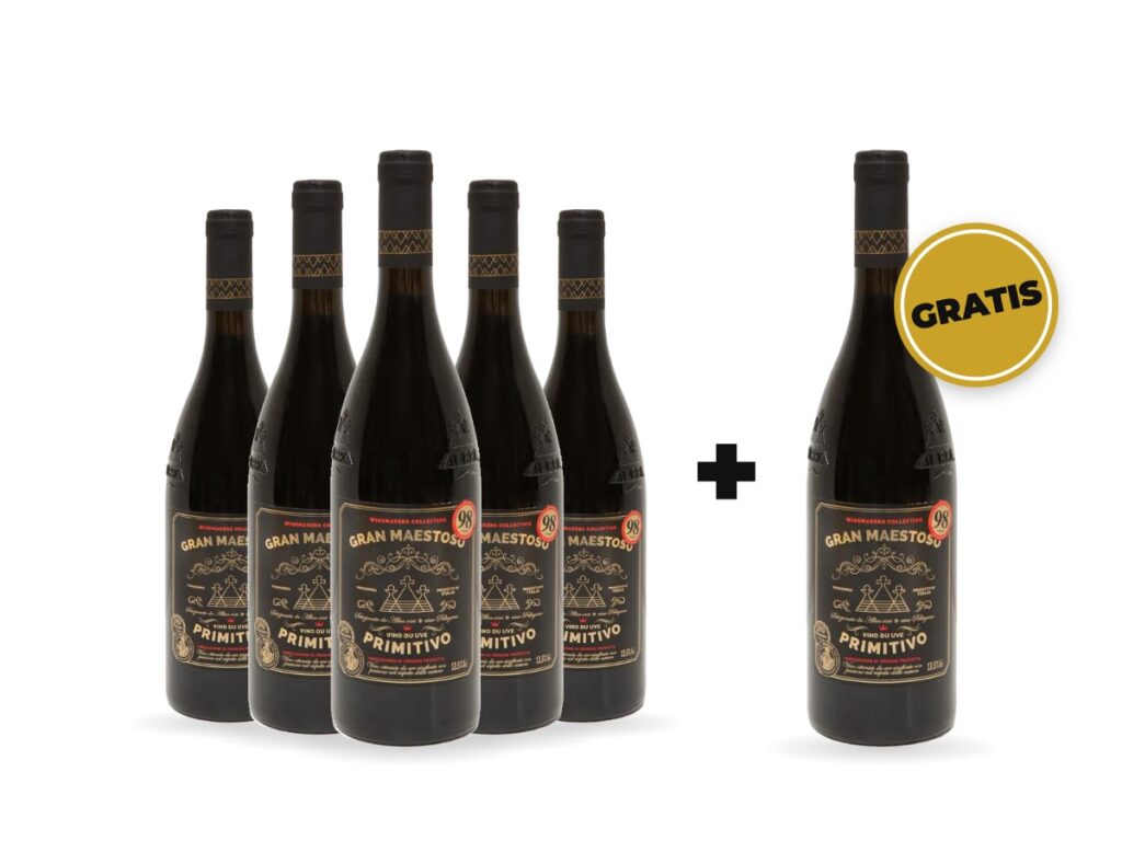 5+1 Vin roșu Albea Gran Maestoso Primitivo IGP Puglia 750 ml