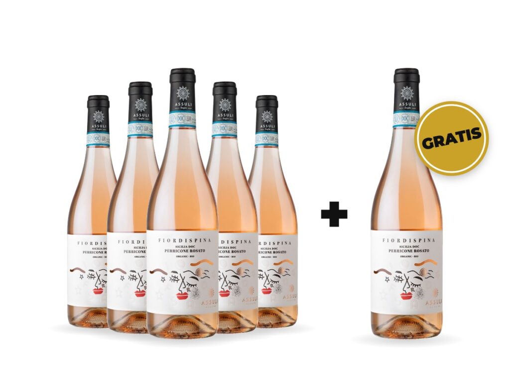 5+1 Vin rosé Assuli Fiordispina Perricone DOC Sicilia 750 ml
