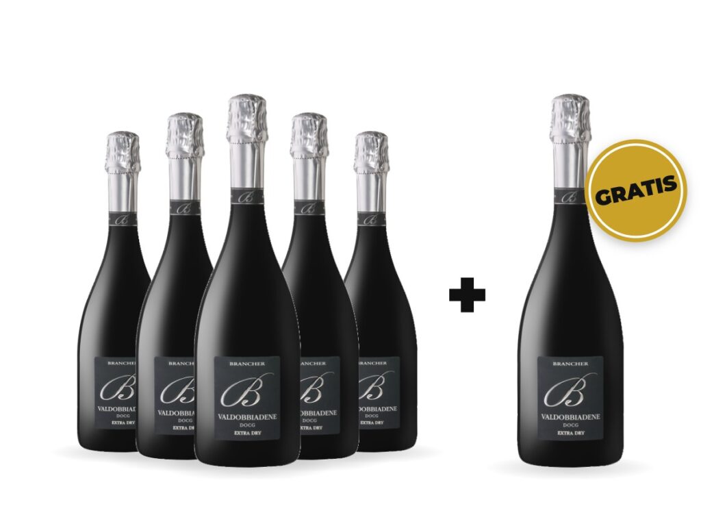 5+1 Prosecco Brancher Valdobbiadene DOCG Extra Dry 750 ml