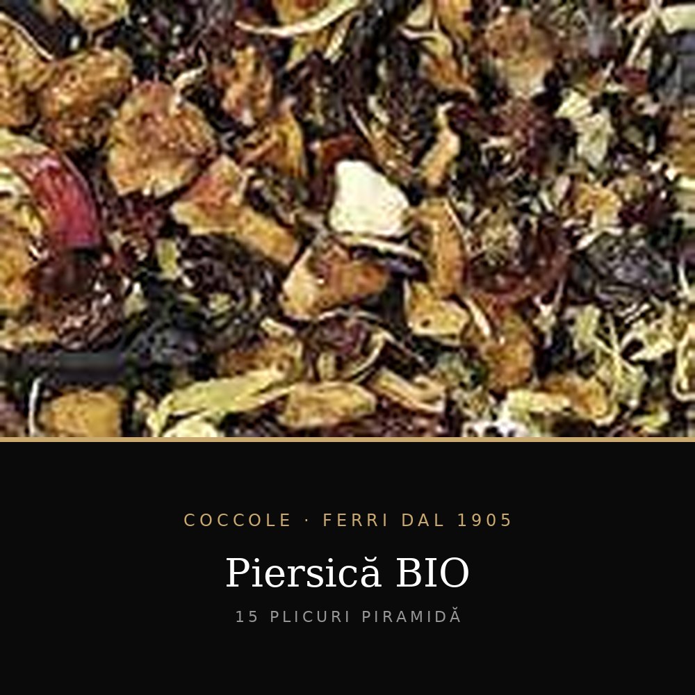 Ceai Coccole – Piersică BIO 15 plicuri