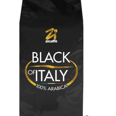 Cafea Zicaffè Black of Italy 100% Arabica Medium Roast 1 kg