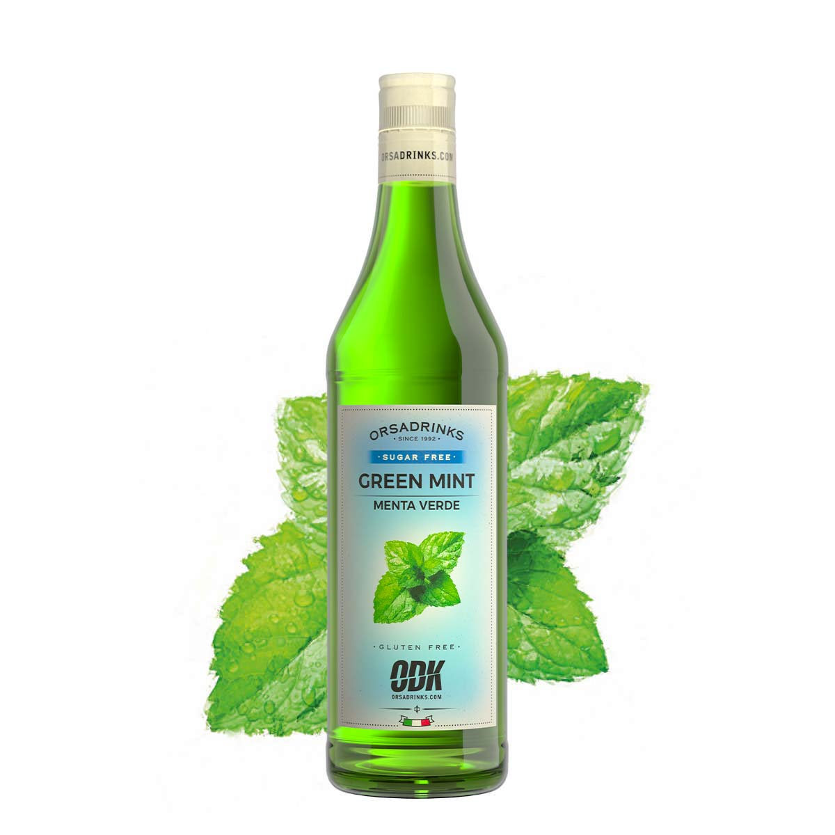 Sirop ODK Mentă verde fără zahăr 750 ml