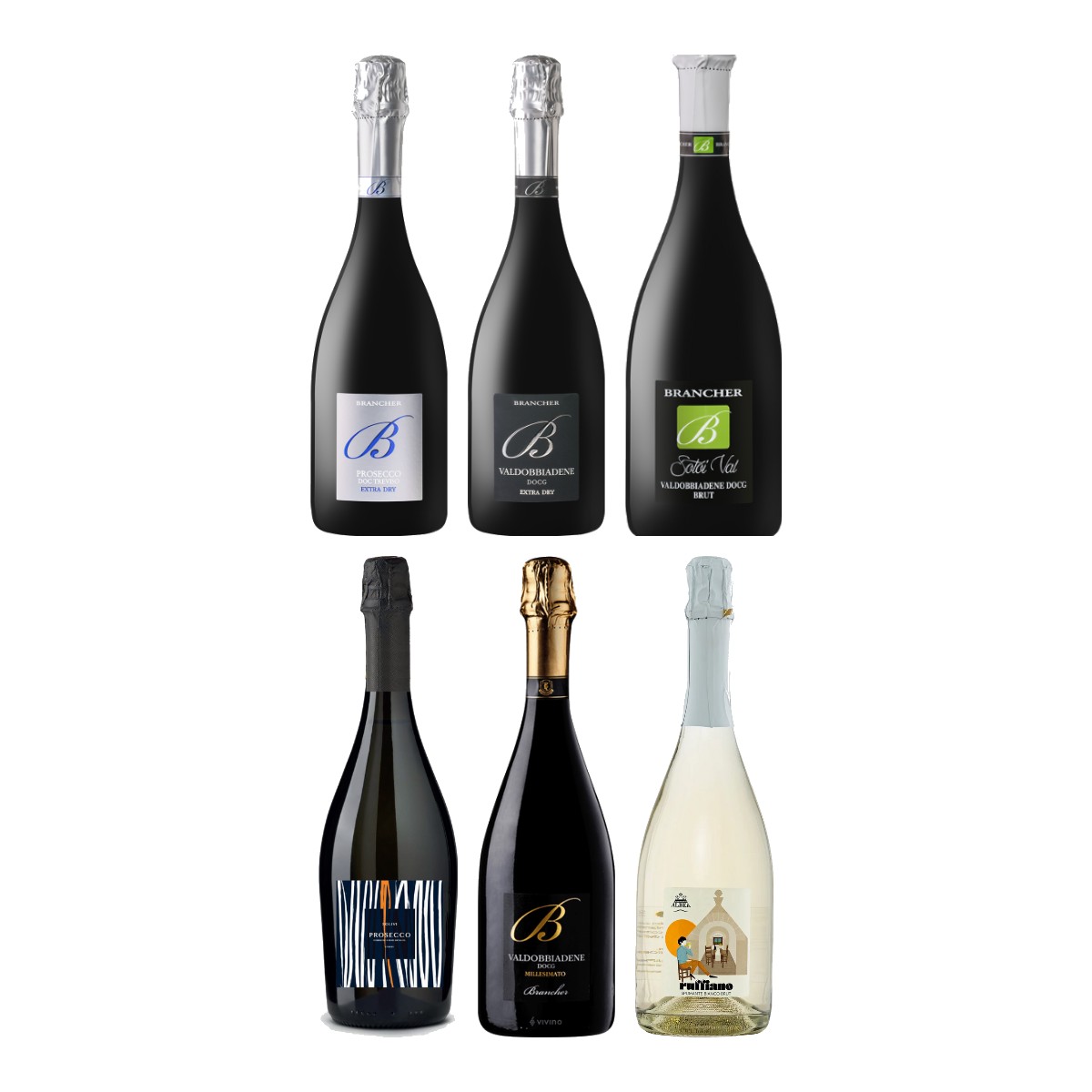 Pachet „Bollicine” – 6 vinuri spumante italiene